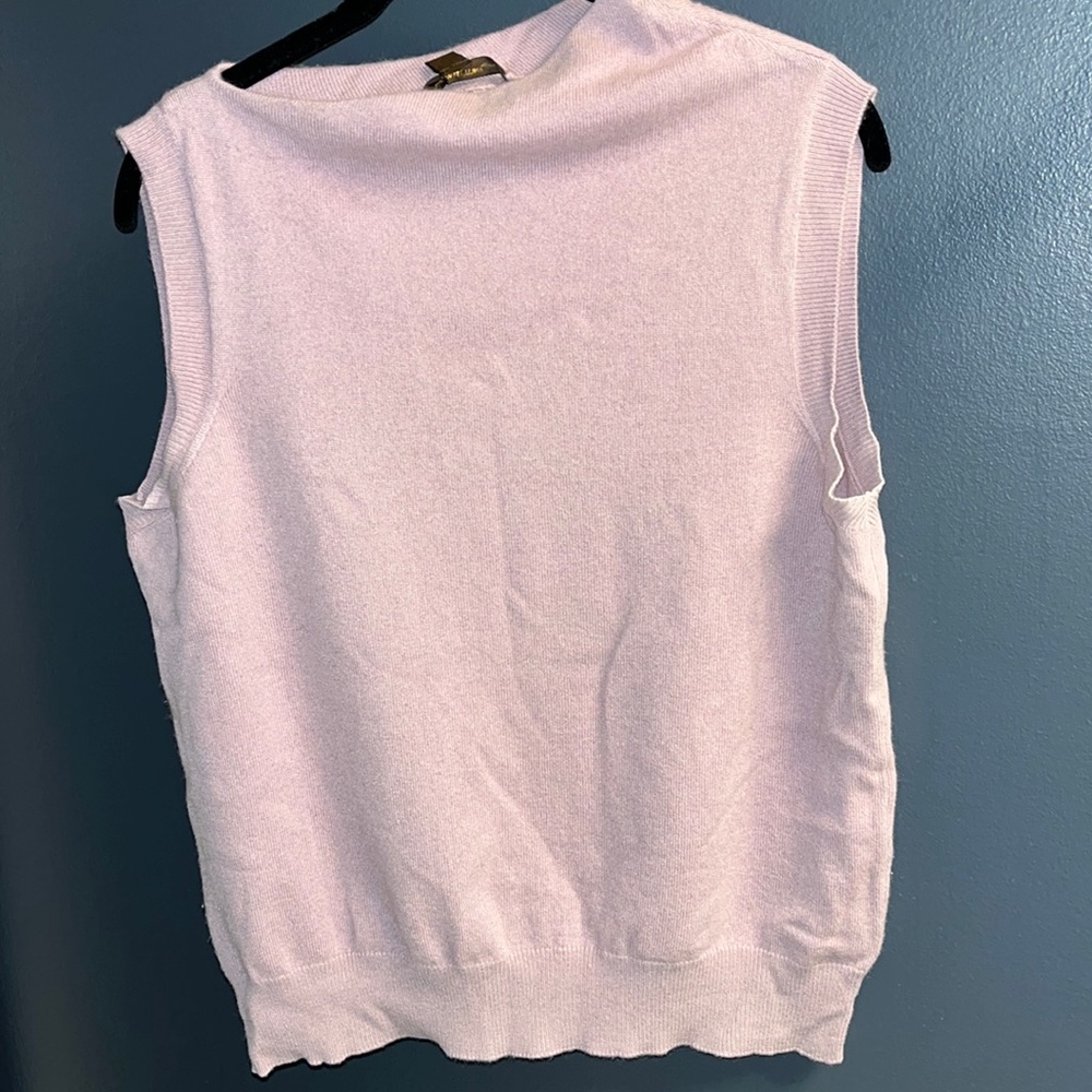 Louis Vuitton Asymmetric collared sweater Lilac size L